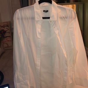 •J. Crew White Blouse•
